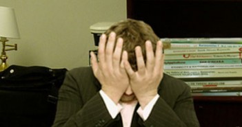Frustrated person